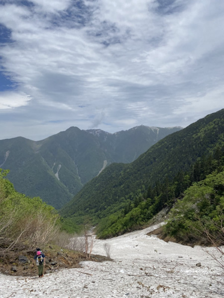 北岳の大樺沢