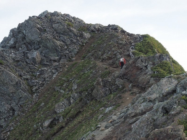 北岳山頂直下