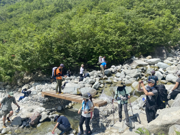 秩父沢に到着