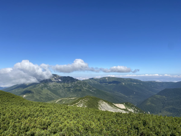 黒部五郎岳から北ノ俣岳