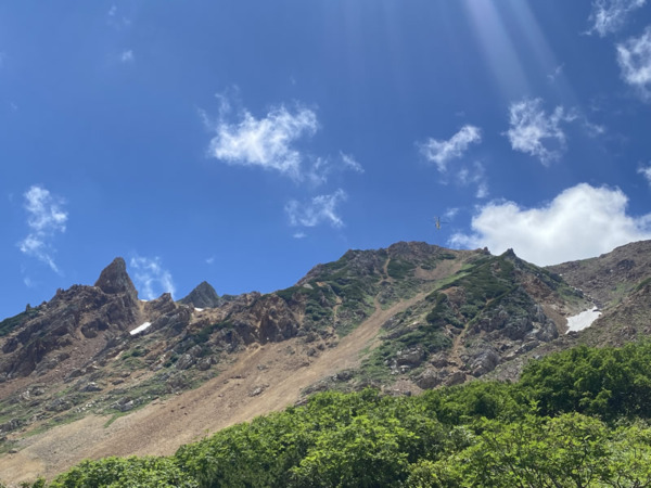 不帰の嶮の天狗の頭