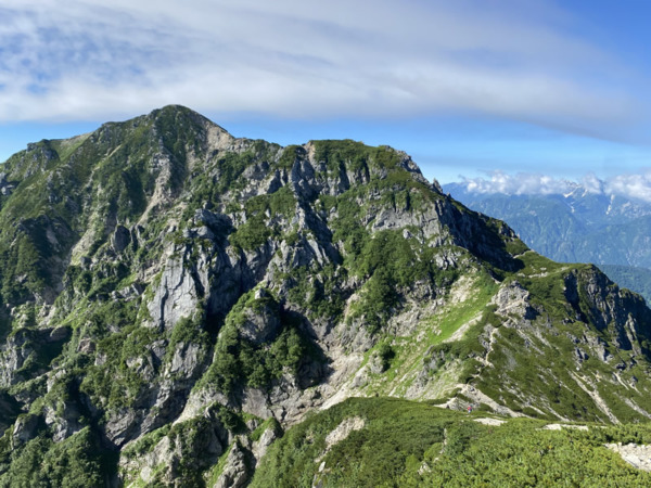 三峰から唐松岳