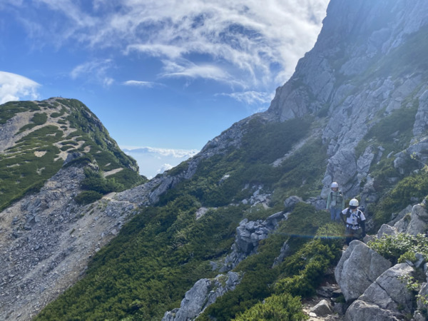 不帰の嶮三峰