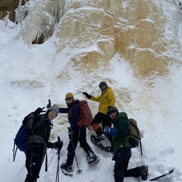 裏磐梯　スノーシューで廻るイエローフォールと西吾妻山リトルモンスター