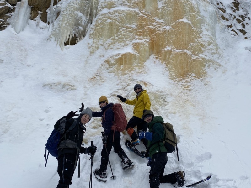 裏磐梯　スノーシューで廻るイエローフォールと西吾妻山リトルモンスター