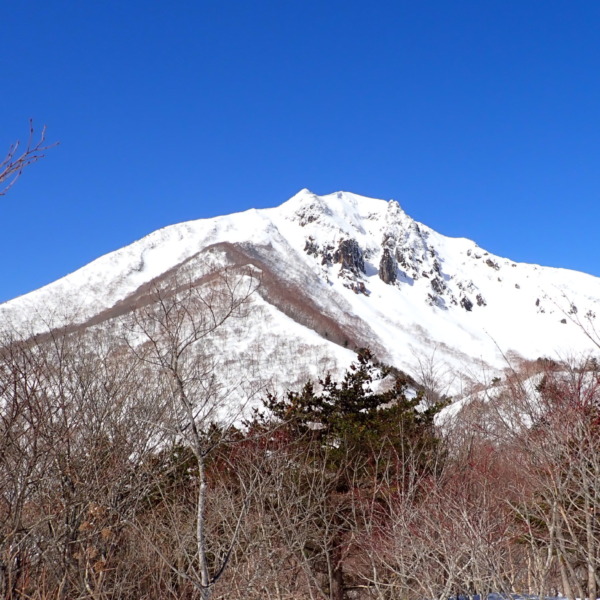 冬の磐梯山