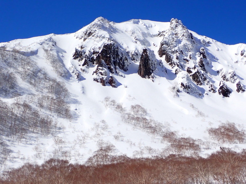 冬の磐梯山