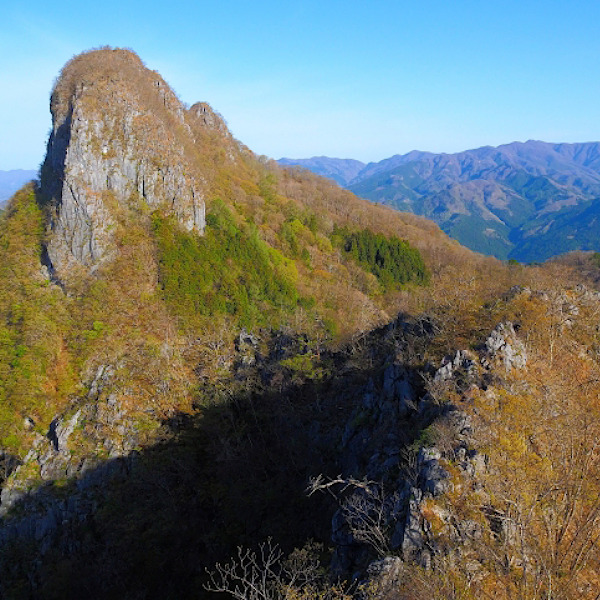 マルチピッチクライミング　二子山東岳　スーパーたこやん