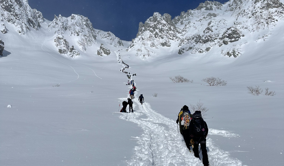 厳冬期の木曽駒ヶ岳講習登山