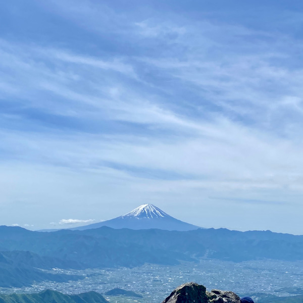 乾徳山で岩場鎖場に慣れよう！