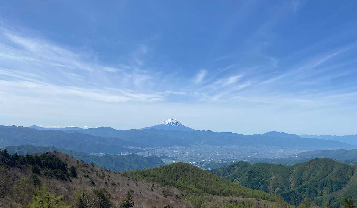 乾徳山で岩場鎖場に慣れよう!