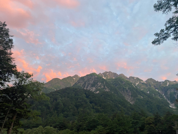 蝶が岳登山