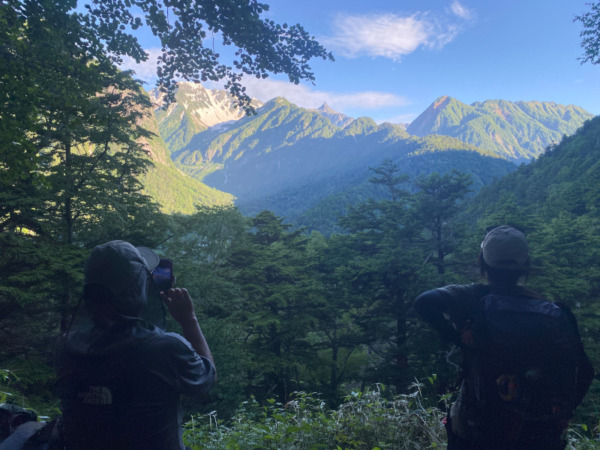 蝶が岳登山
