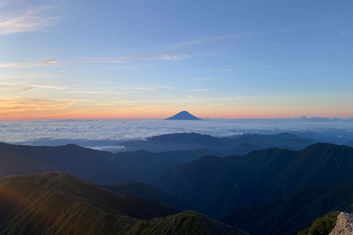 夏の北岳