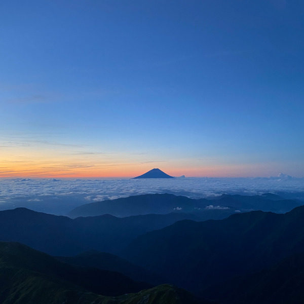 夏の北岳