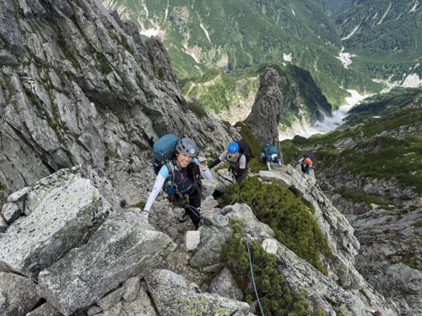 八ツ峰の頭