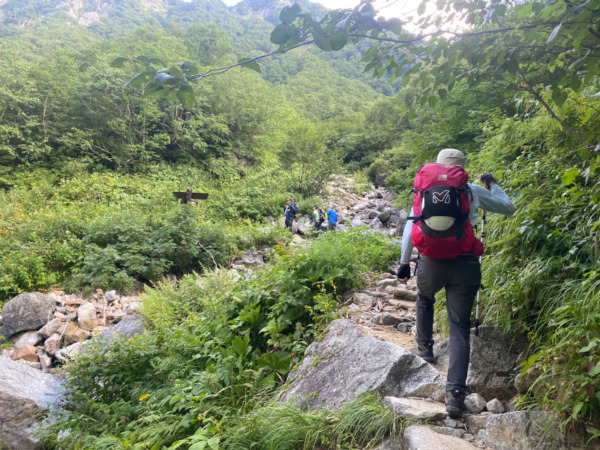 槍ヶ岳登山