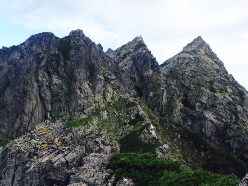 明神岳主稜～前穂高岳縦走