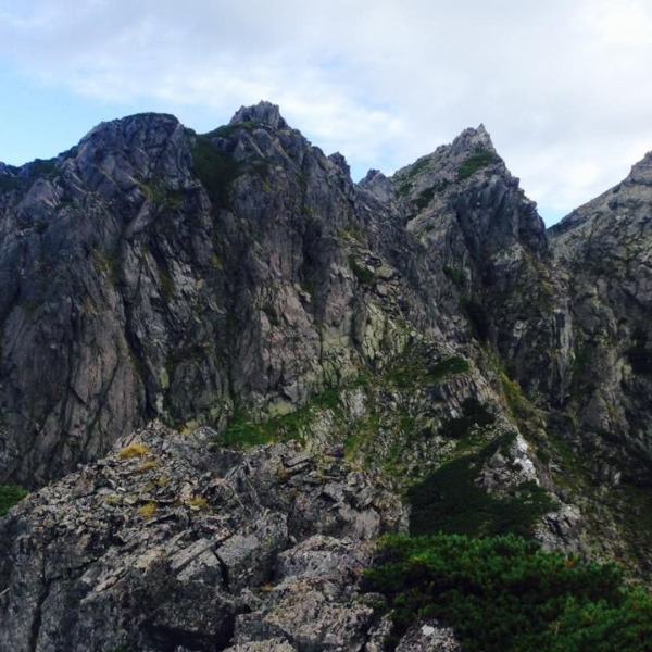 明神岳主稜～前穂高岳縦走