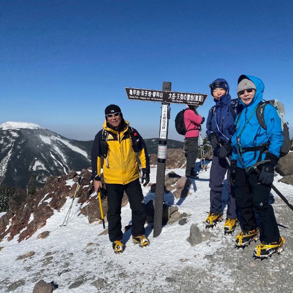 北横岳で雪山デビュー