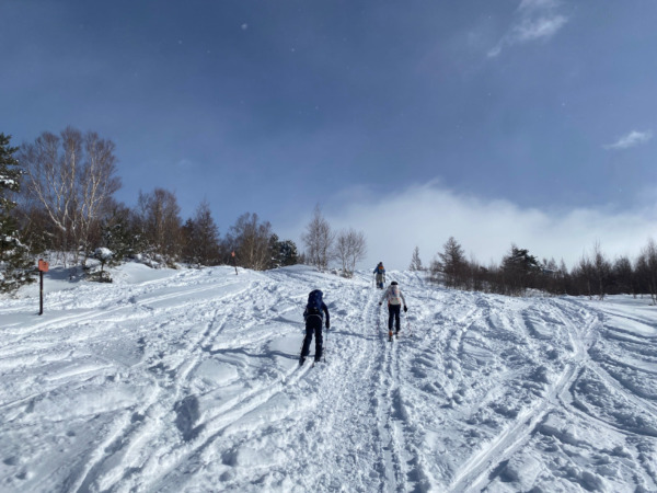 根子岳バックカントリースキー