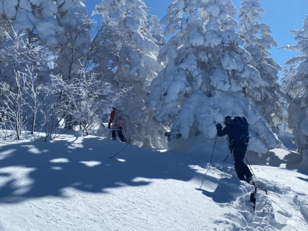 根子岳バックカントリースキー
