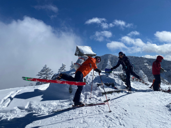 根子岳バックカントリースキー