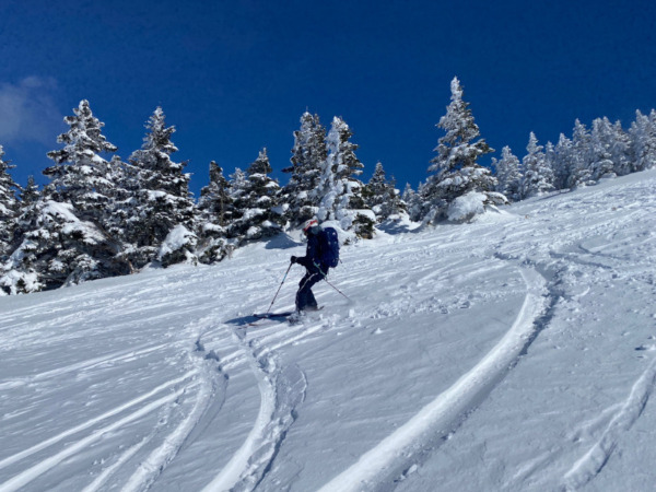 根子岳バックカントリースキー