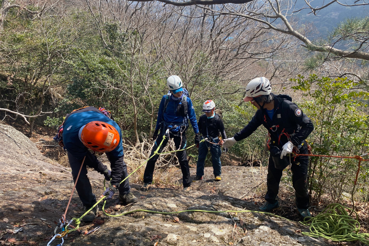 ジャンダルム登頂のための実践トレーニング登山　第2回　湯河原幕岩